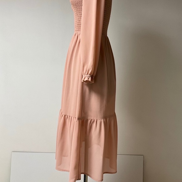 Mad About Style chiffon dress with sleeves size SX - Picture 2 of 7